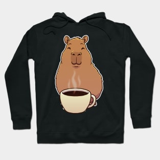 Capybara Cup of Black Coffee Hoodie